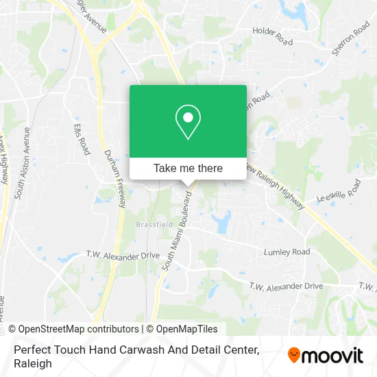 Perfect Touch Hand Carwash And Detail Center map