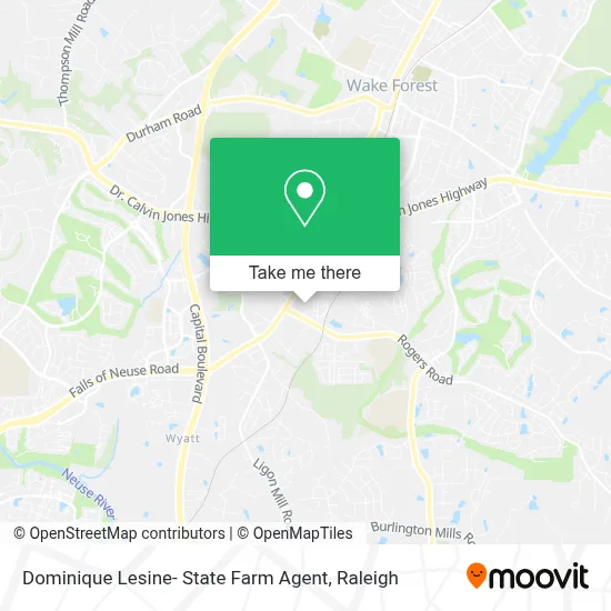 Dominique Lesine- State Farm Agent map