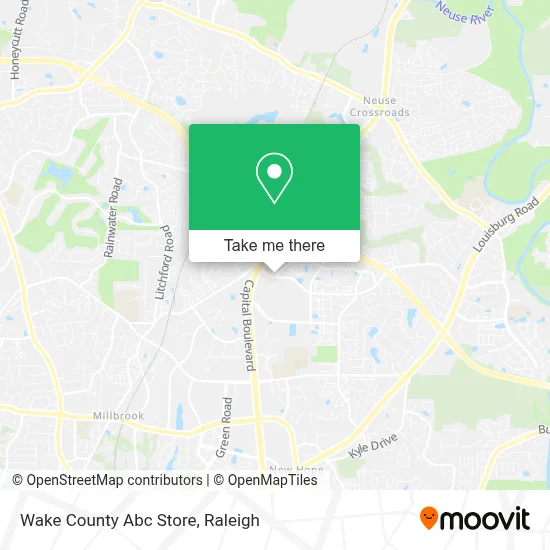 Wake County Abc Store map