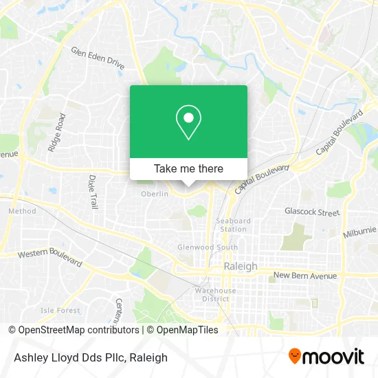 Ashley Lloyd Dds Pllc map