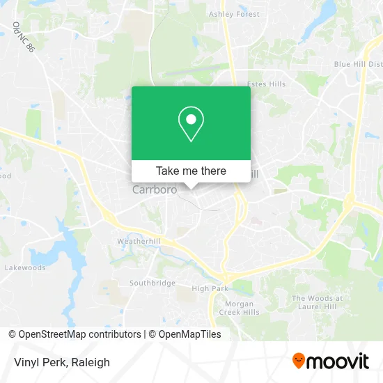 Vinyl Perk map