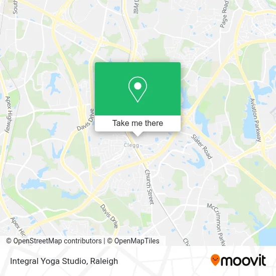 Integral Yoga Studio map