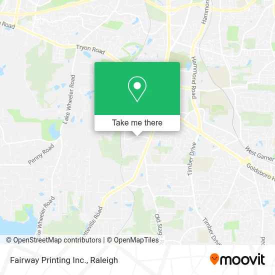 Fairway Printing Inc. map