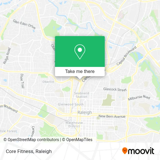 Core Fitness map