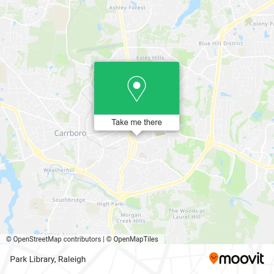Park Library map