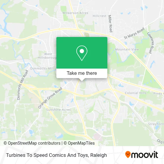 Turbines To Speed Comics And Toys map