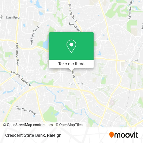 Crescent State Bank map
