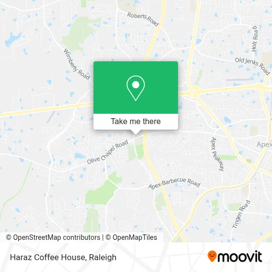 Haraz Coffee House map