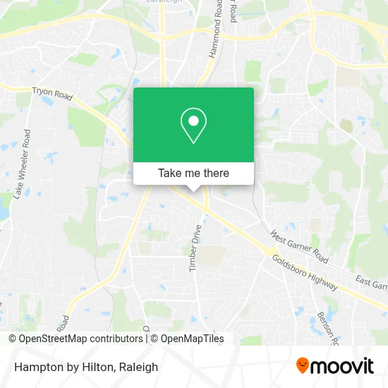 Hampton by Hilton map