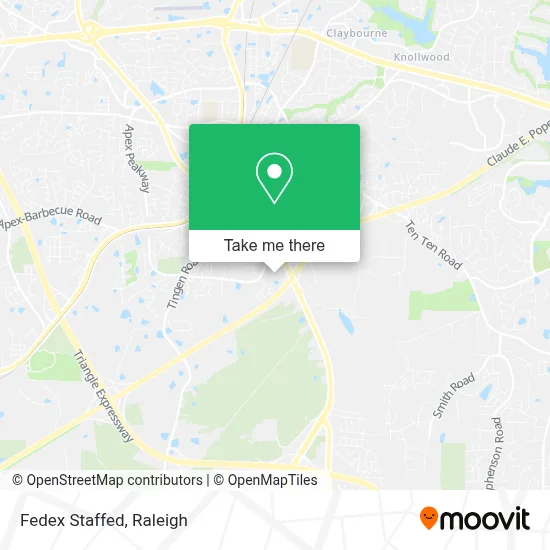 Fedex Staffed map