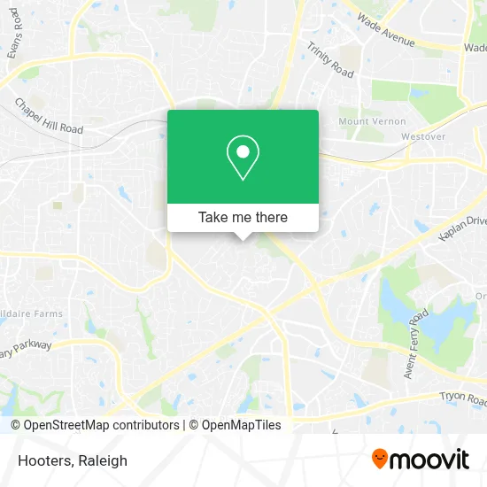 Hooters map