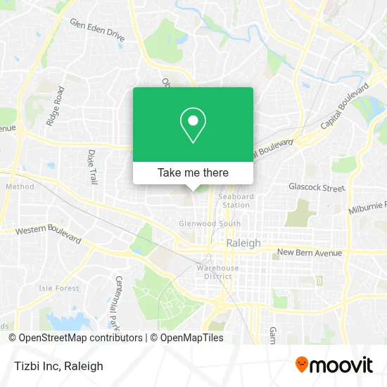 Tizbi Inc map