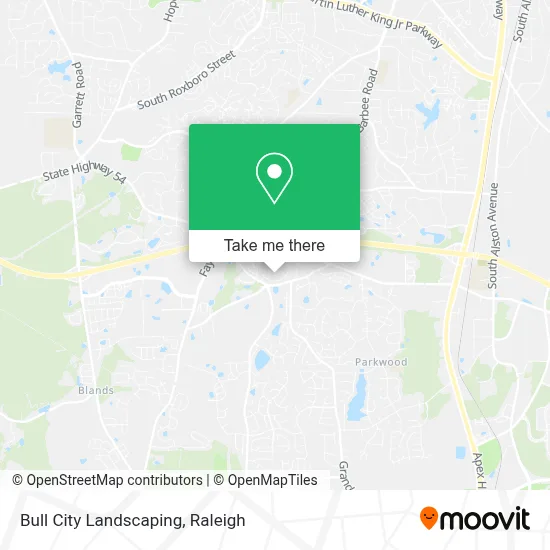 Bull City Landscaping map