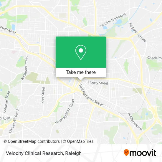 Velocity Clinical Research map