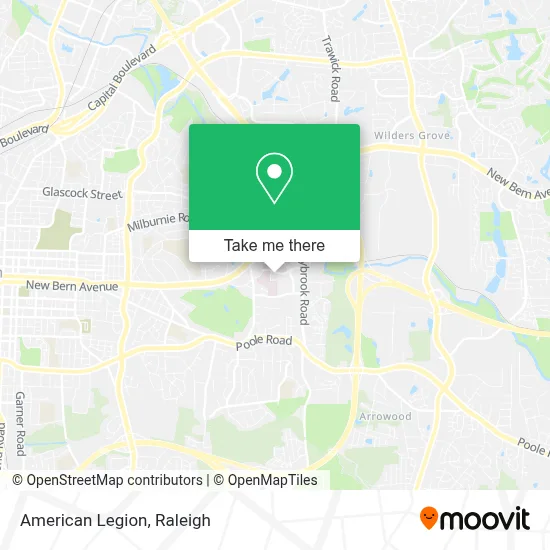 American Legion map