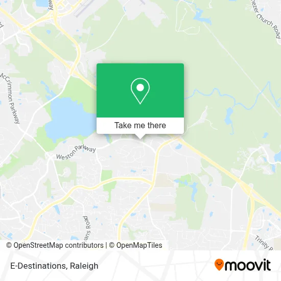 E-Destinations map