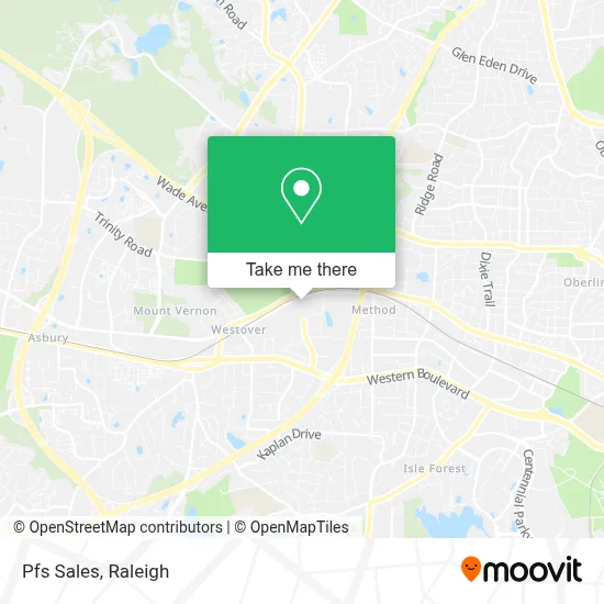 Pfs Sales map