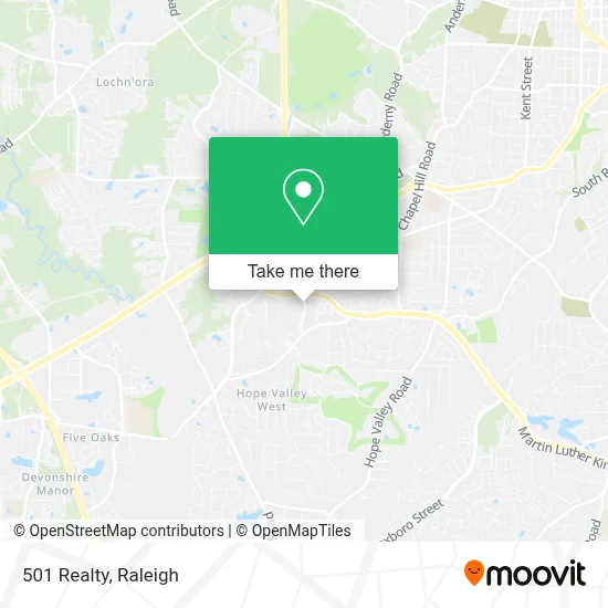 501 Realty map