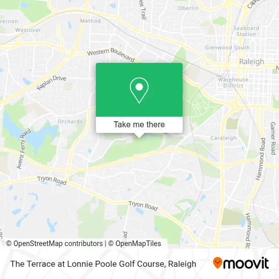 The Terrace at Lonnie Poole Golf Course map