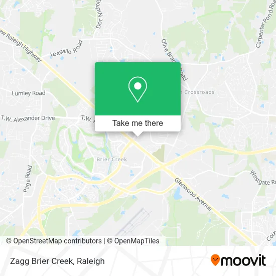 Zagg Brier Creek map