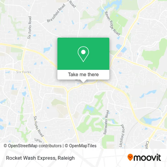 Rocket Wash Express map