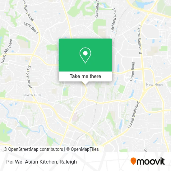 Pei Wei Asian Kitchen map