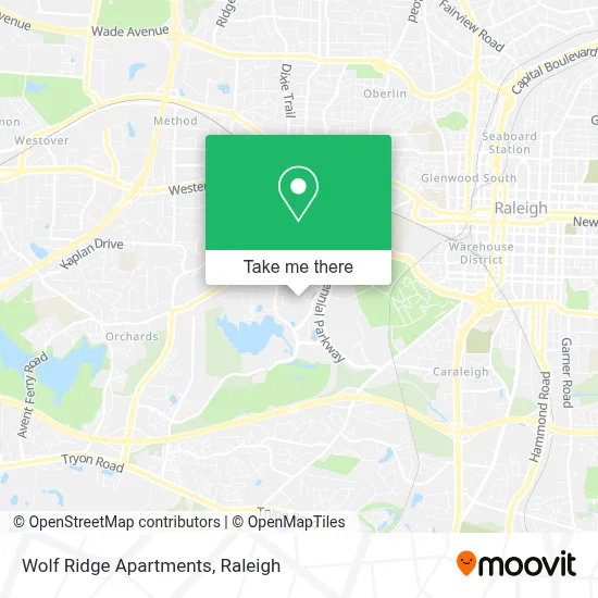 Wolf Ridge Apartments map