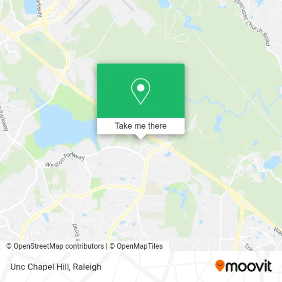 Unc Chapel Hill map