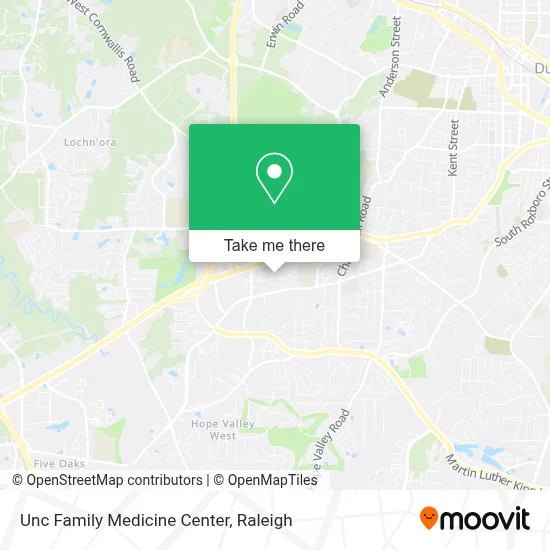 Unc Family Medicine Center map