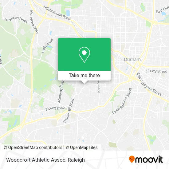 Woodcroft Athletic Assoc map