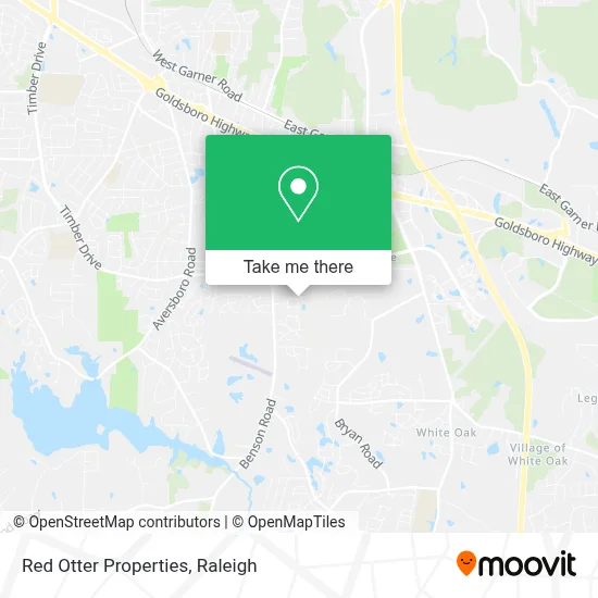 Red Otter Properties map