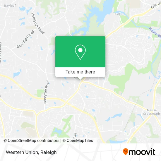 Western Union map