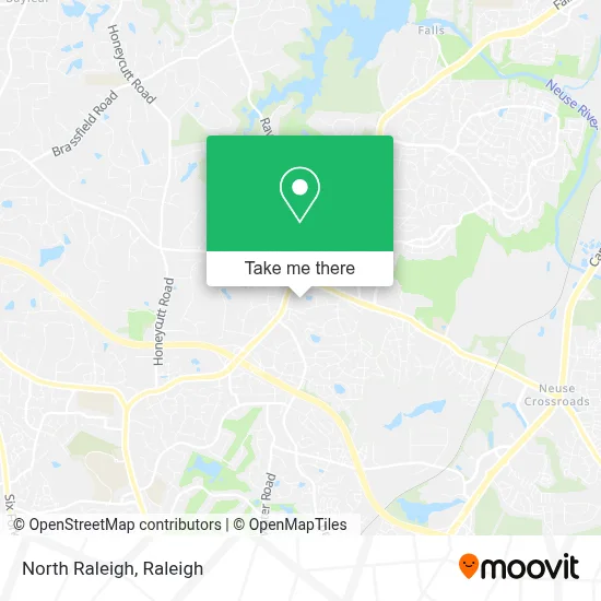 North Raleigh map