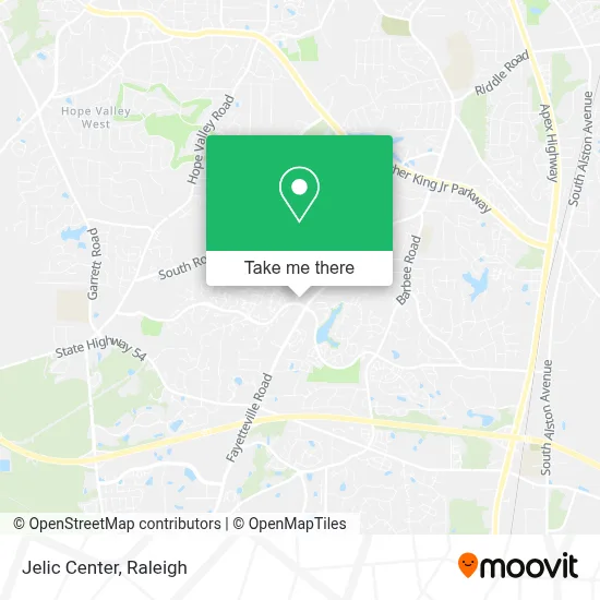 Jelic Center map