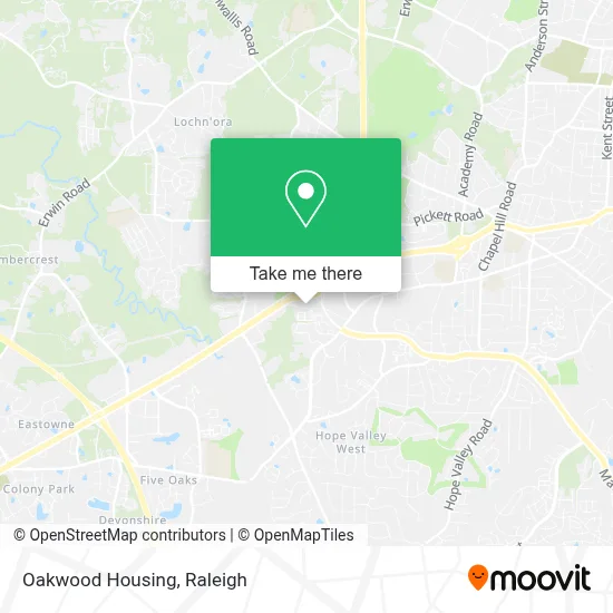 Oakwood Housing map