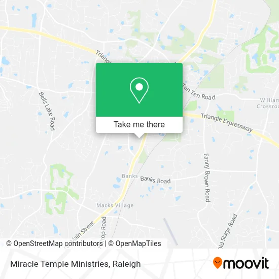 Miracle Temple Ministries map
