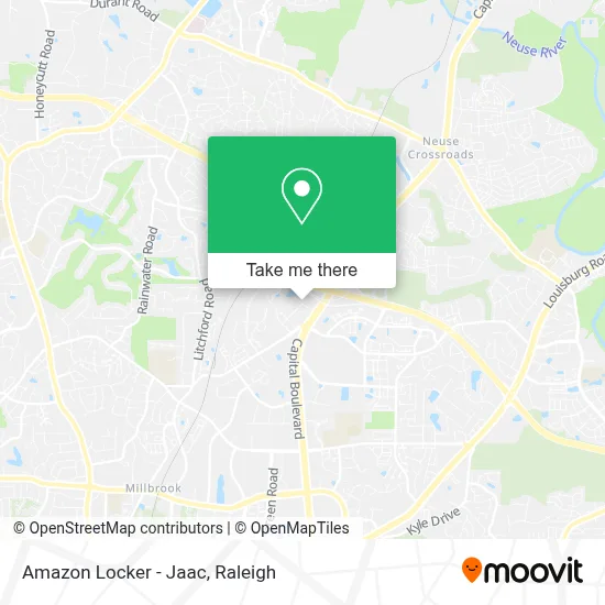 Amazon Locker - Jaac map