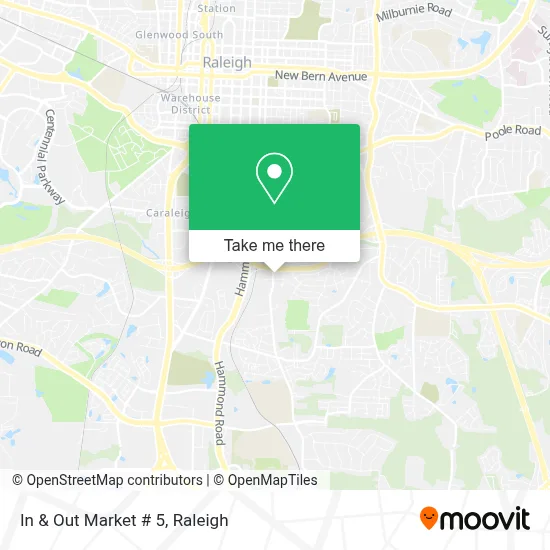In & Out Market # 5 map