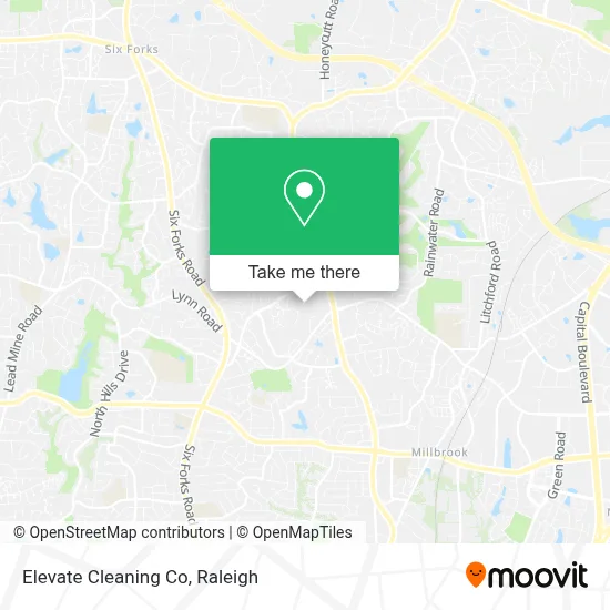 Elevate Cleaning Co map