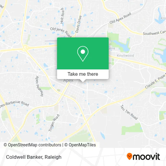 Coldwell Banker map