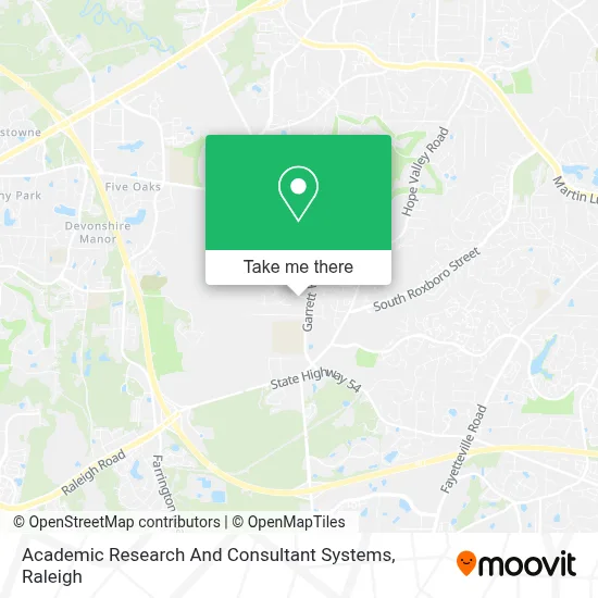Academic Research And Consultant Systems map