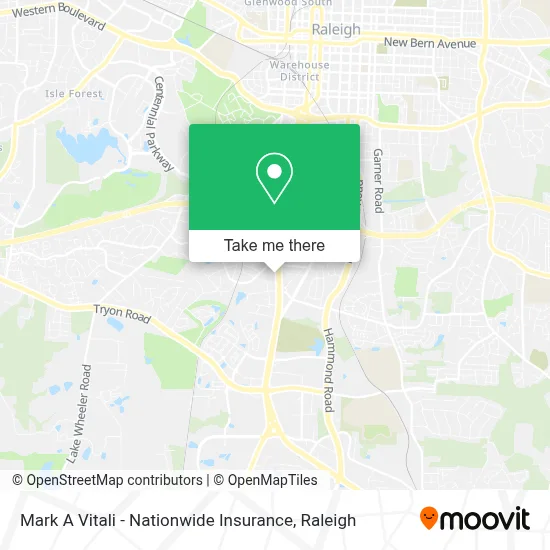 Mark A Vitali - Nationwide Insurance map