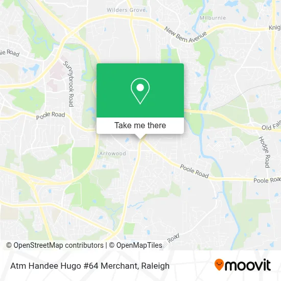 Atm Handee Hugo #64 Merchant map