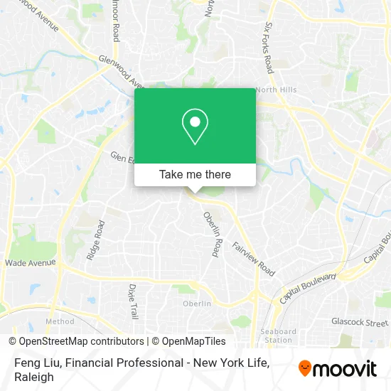 Feng Liu, Financial Professional - New York Life map