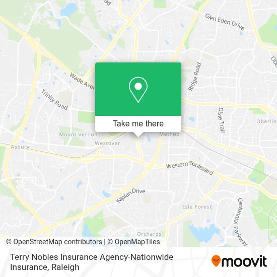 Terry Nobles Insurance Agency-Nationwide Insurance map