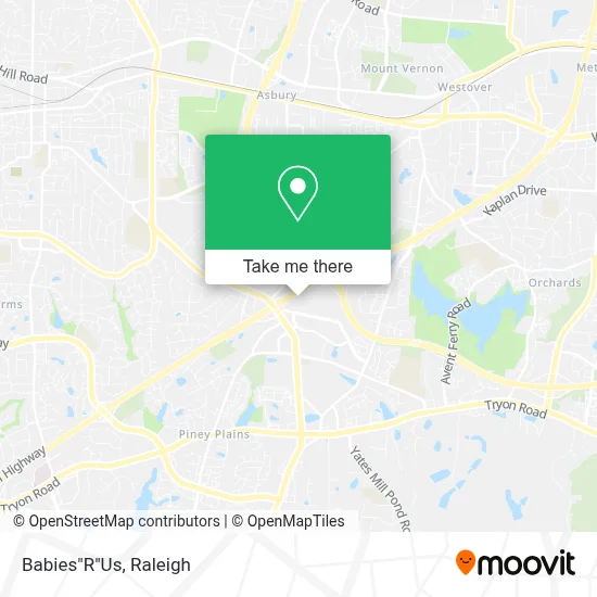 Babies"R"Us map