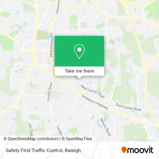 Safety First Traffic Control map