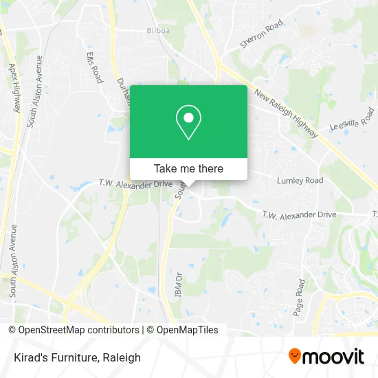Kirad's Furniture map