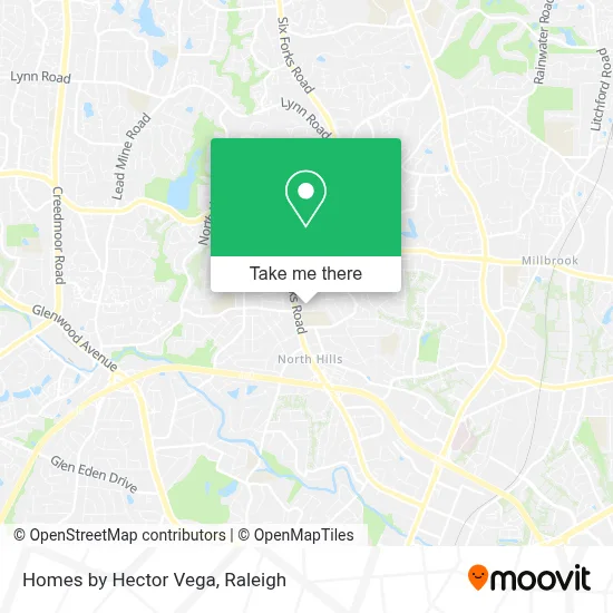 Homes by Hector Vega map