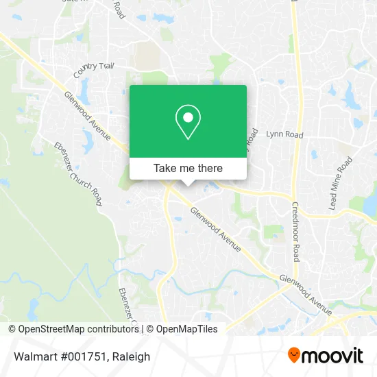Walmart #001751 map